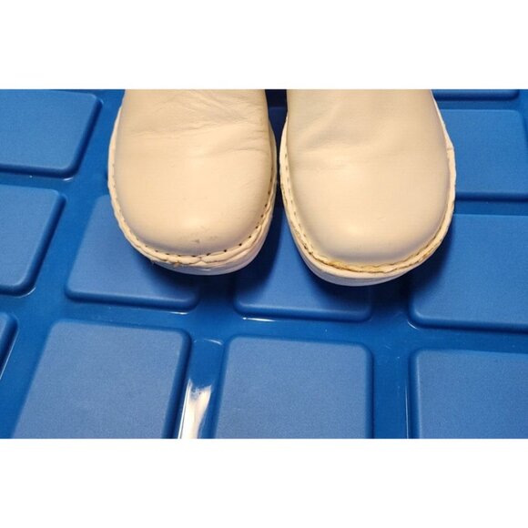 Nurse Mates Womens Shoes Sz 8M Halle Slip On Leather Clog Slip Resistant Sole - Picture 5 of 9